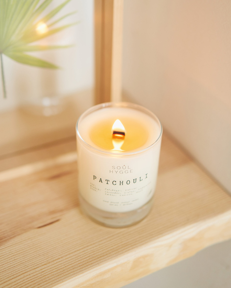 Свеча PATCHOULI (хлопковый фитиль)