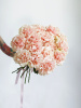 Букет из 15 нежно-розовых французских роз